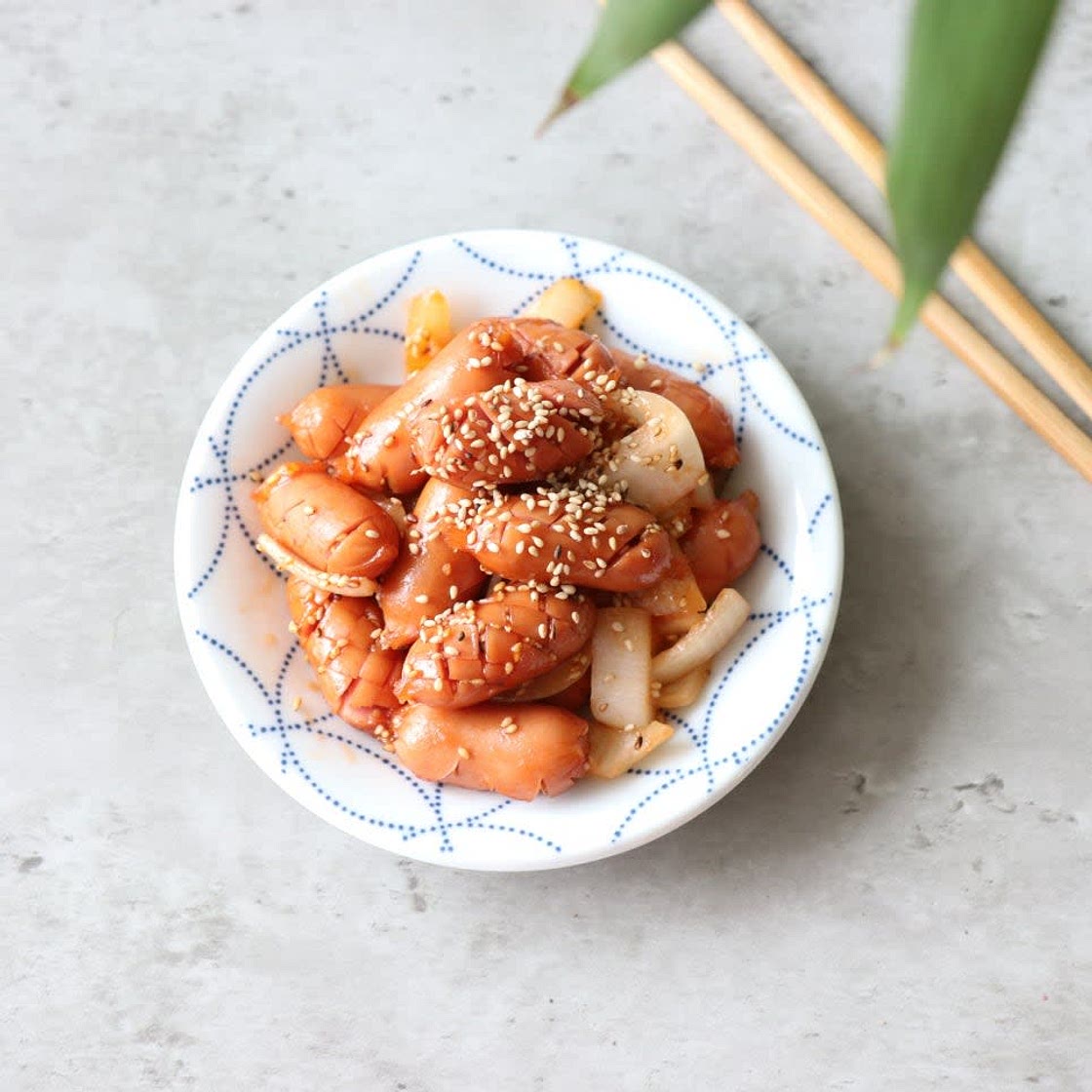 소세지야채볶음 아이반찬으로 만들었어요