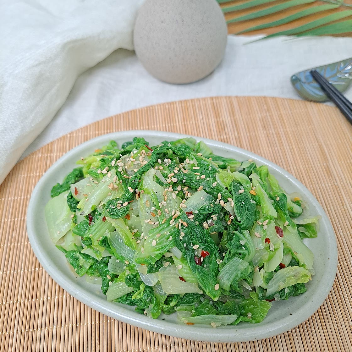 단배추 나물무침
