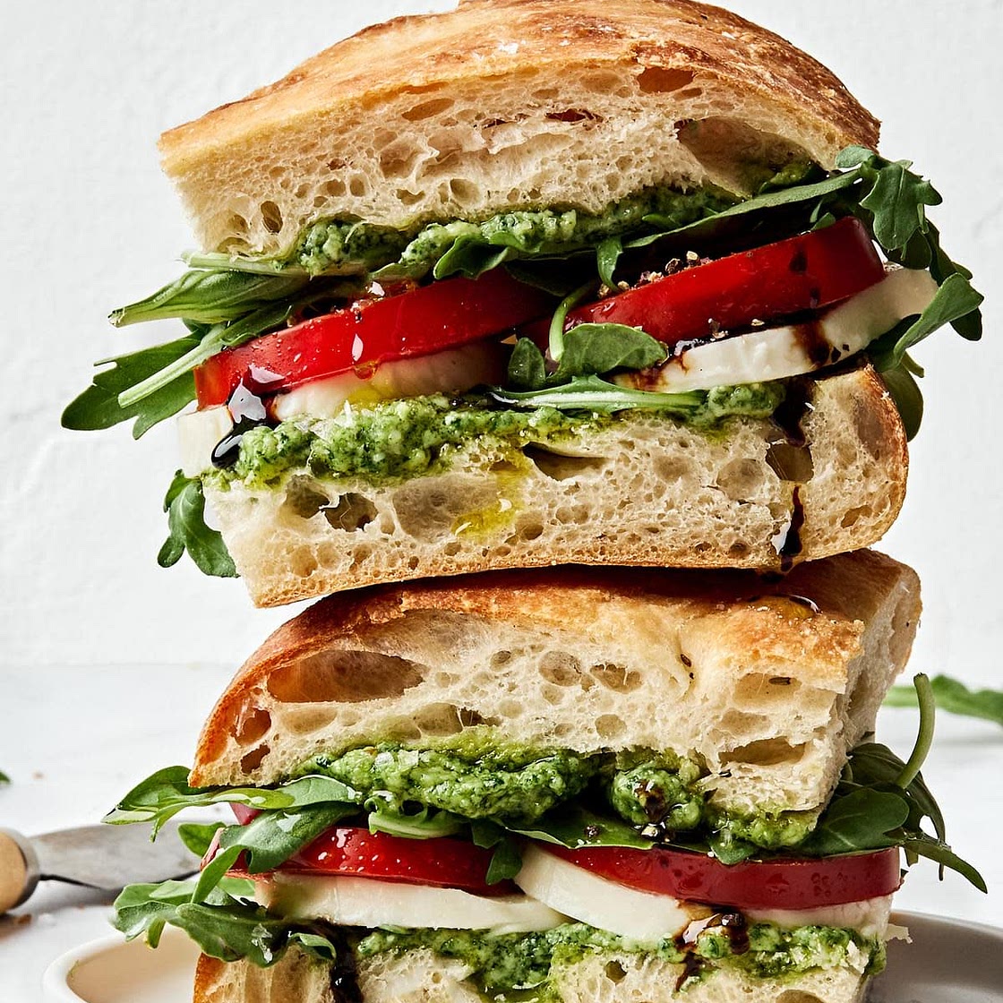Caprese sandwich