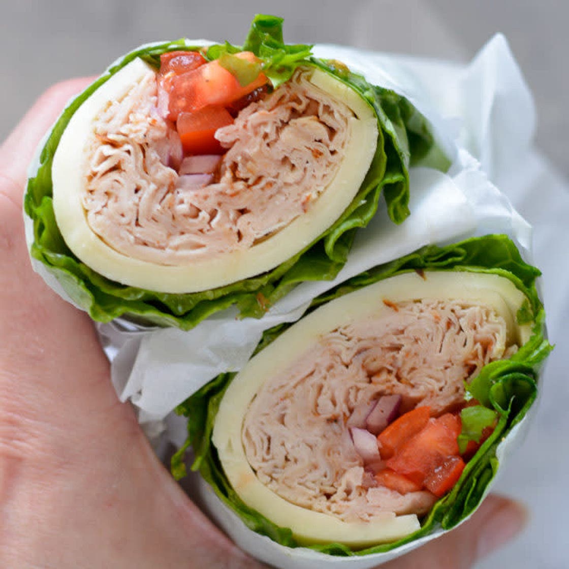 Turkey lettuce wrap