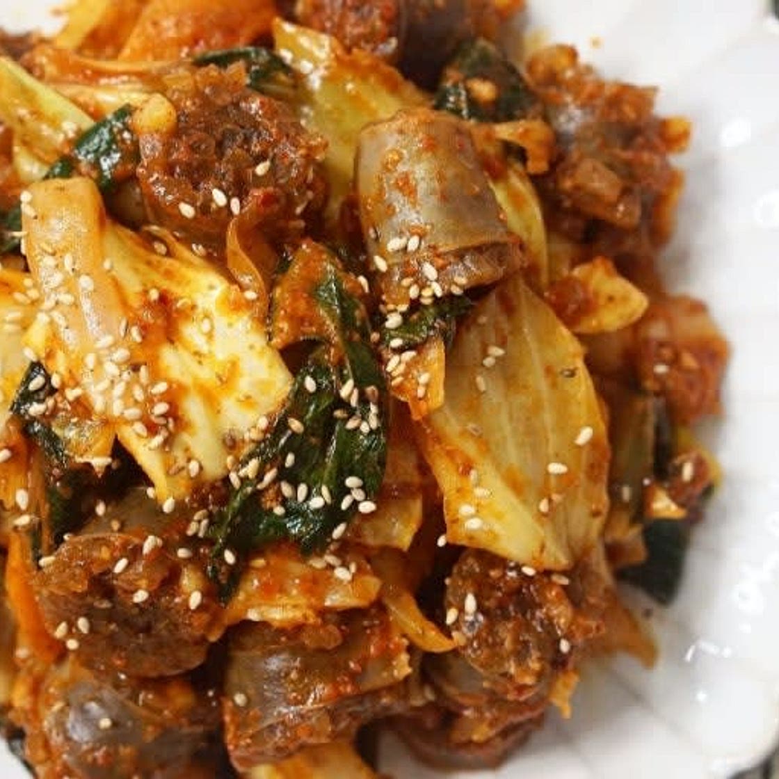 술안주 추천요리 순대볶음 레시피
