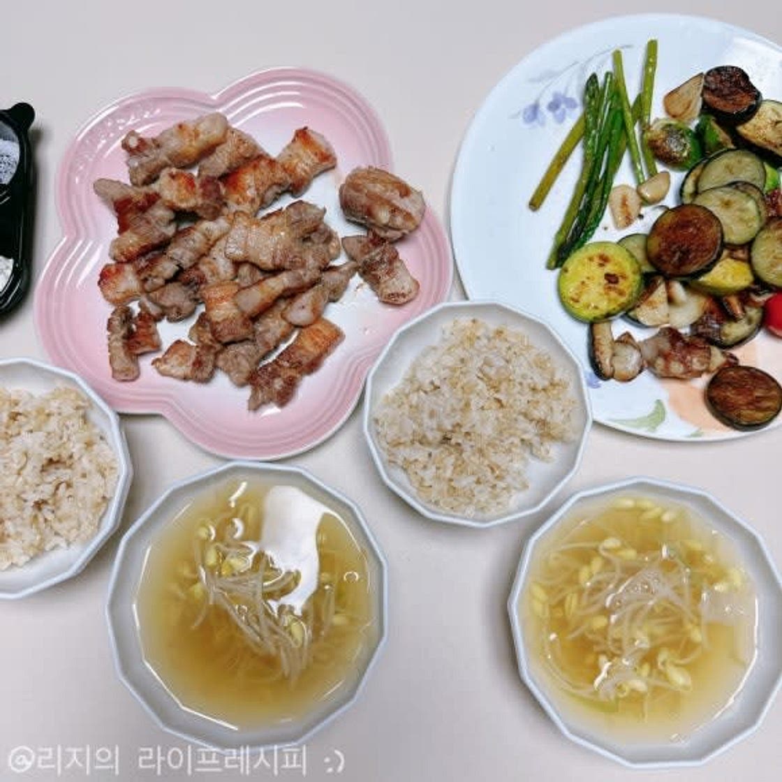 집에서도 맛있는 고기 한끼 삼겹살요리 삼겹살구이