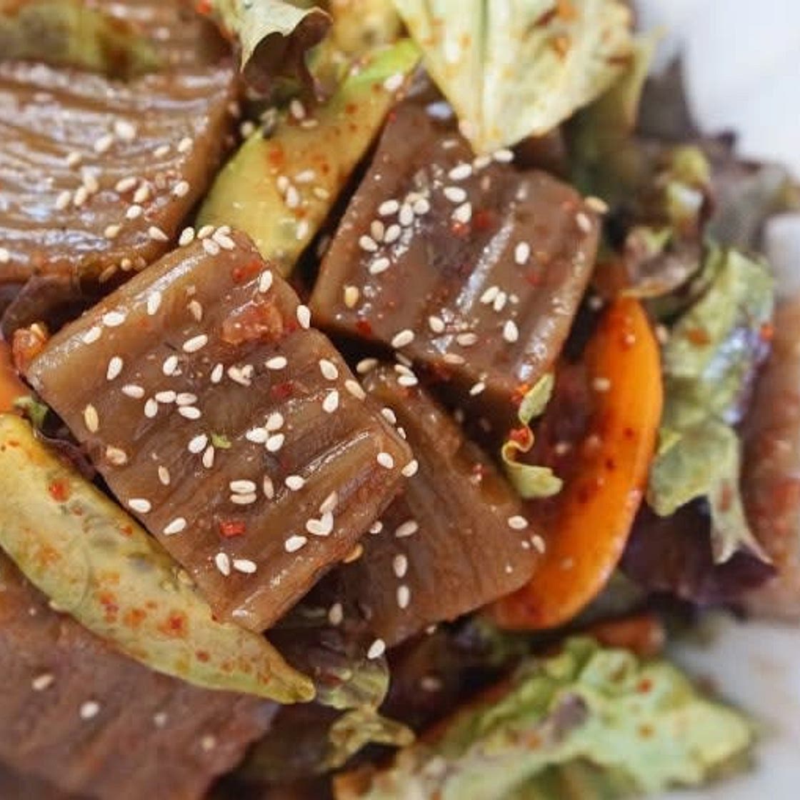 막걸리 안주 도토리묵무침 레시피