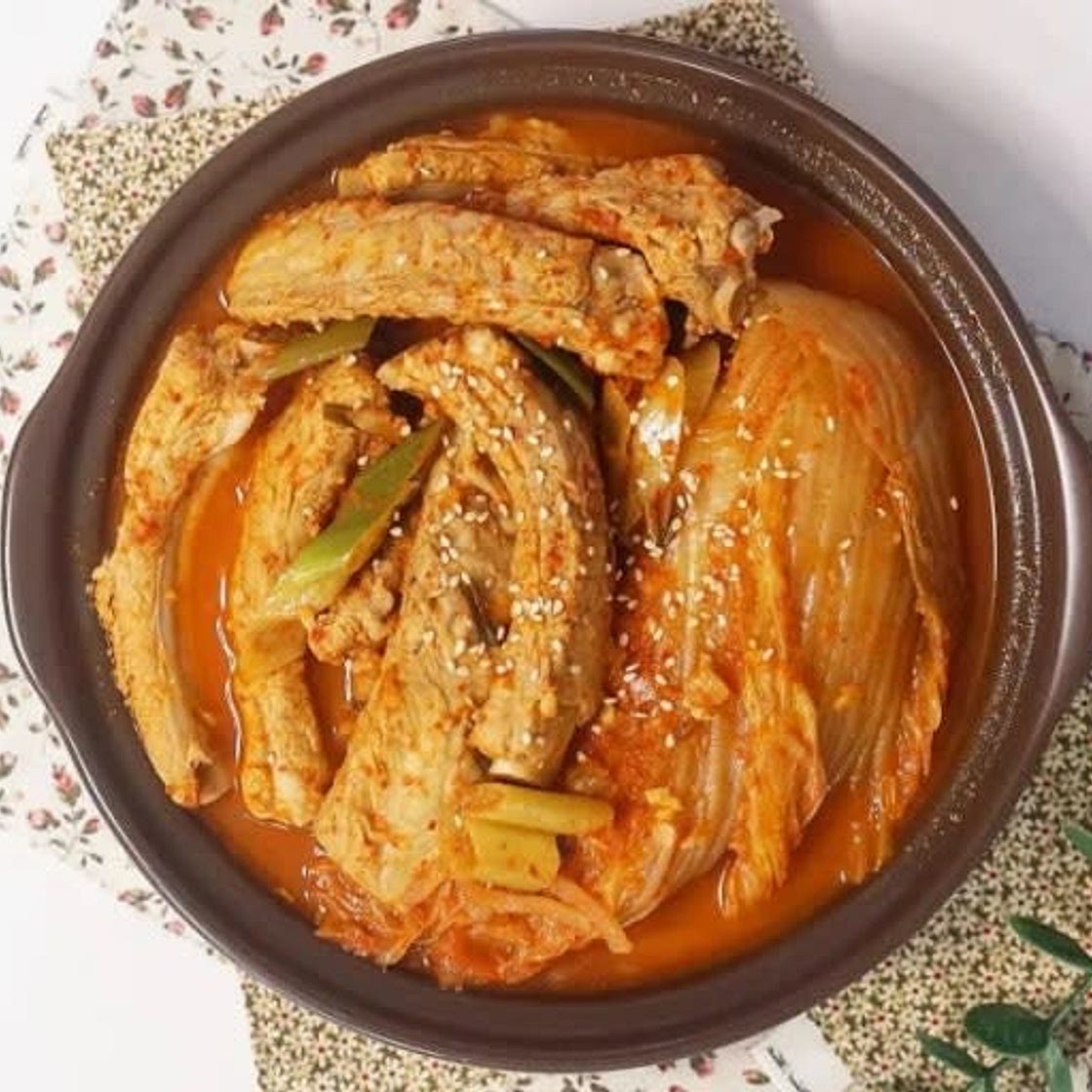 등갈비 김치찜 만들기