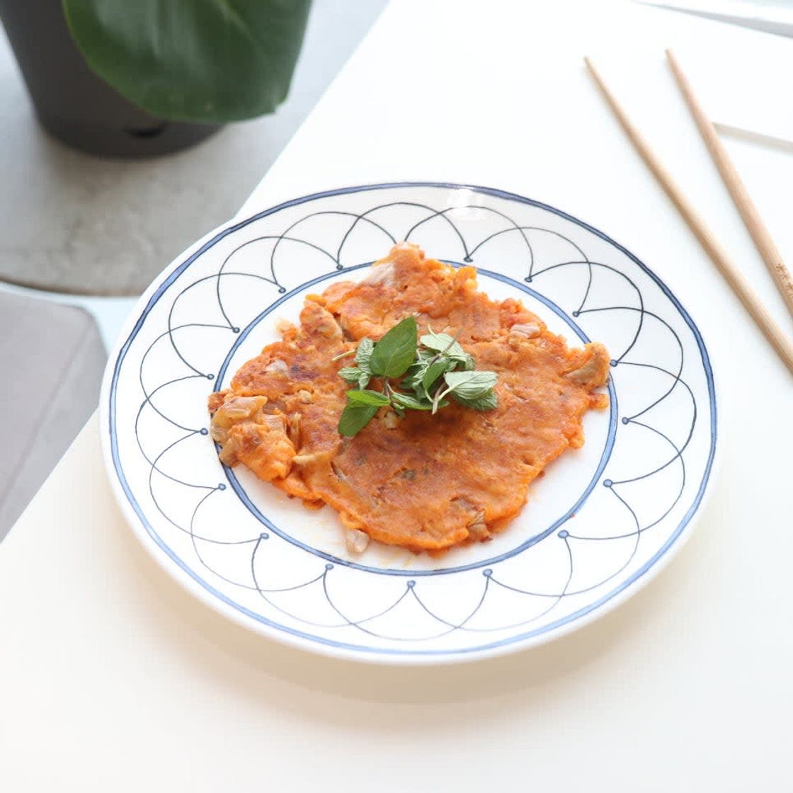 김치전 만들기 돼지고기도 넣어서 했어요