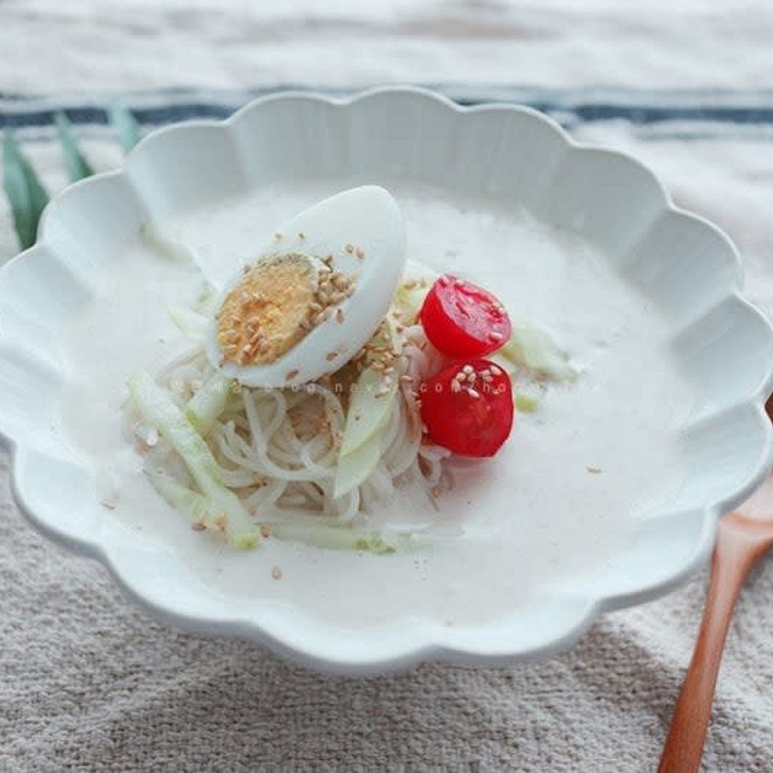 두부콩국수 만들기
