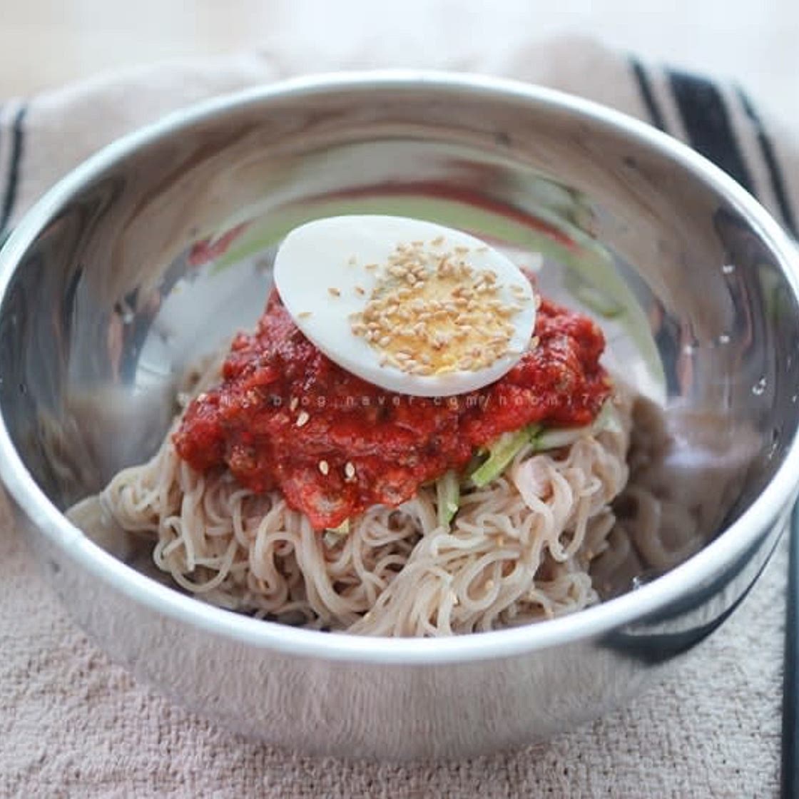 냉면양념장,비빔냉면 만들기