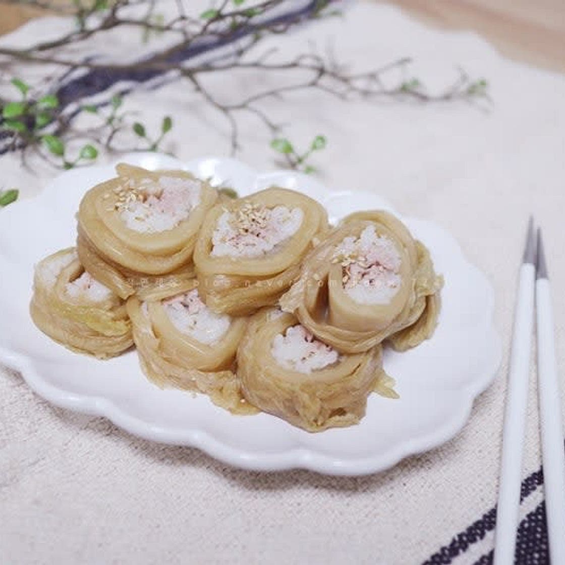 묵은지참치김밥 만들기