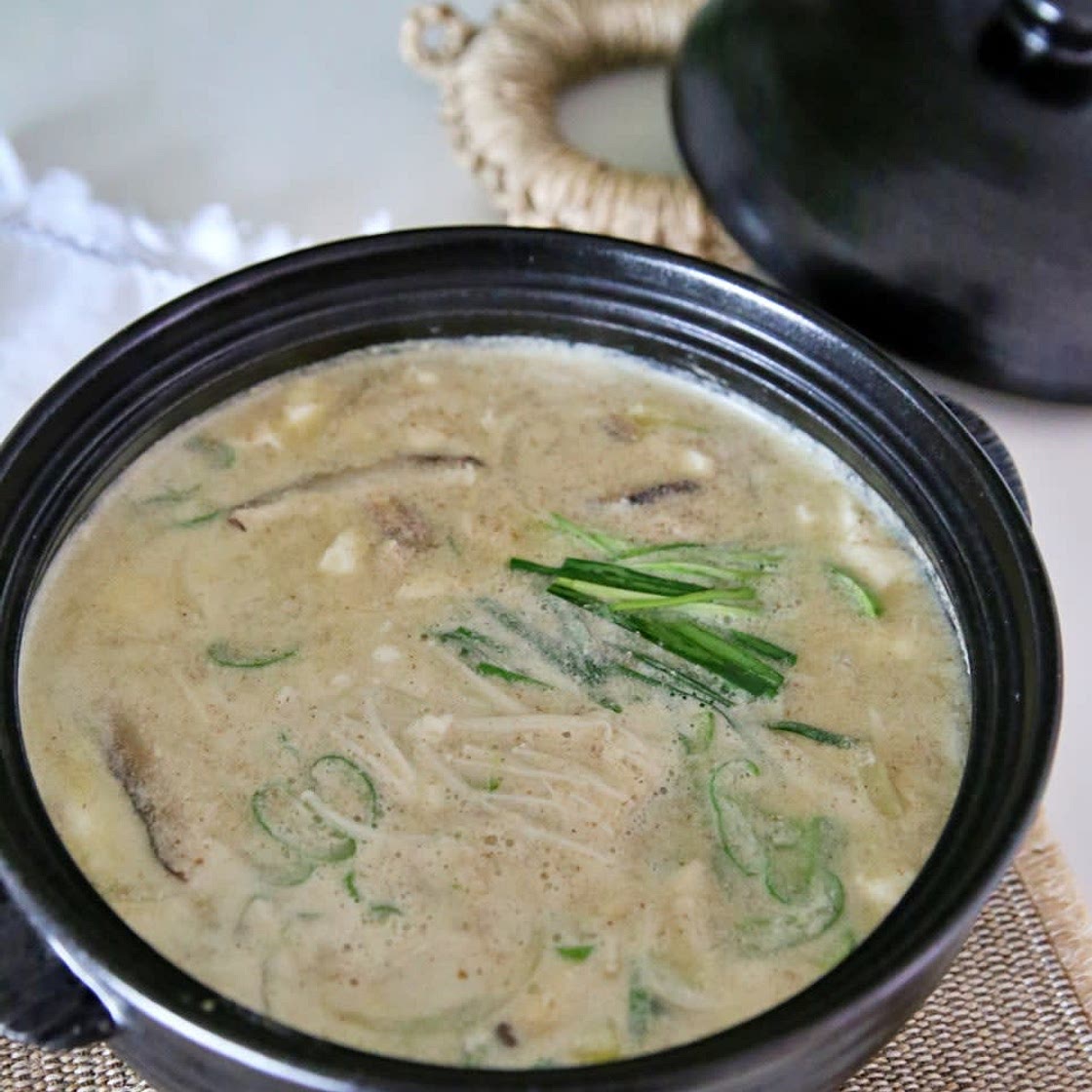 버섯들깨탕 들깨순두부찌개 끓이는법