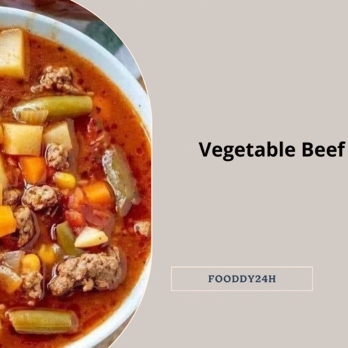 Beef vegetable soup