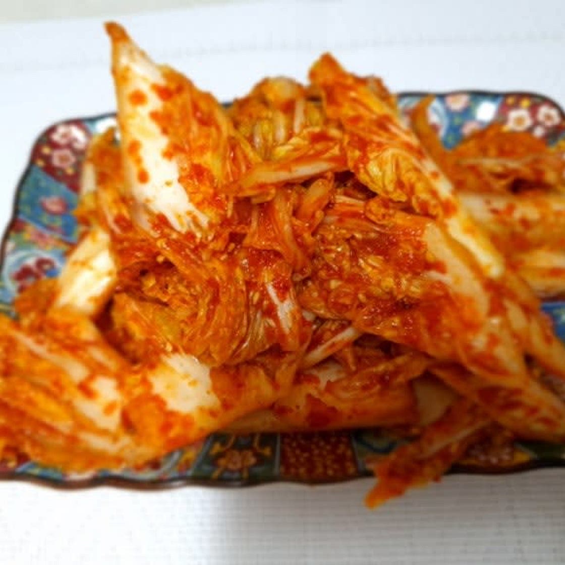 알배기배추 겉절이