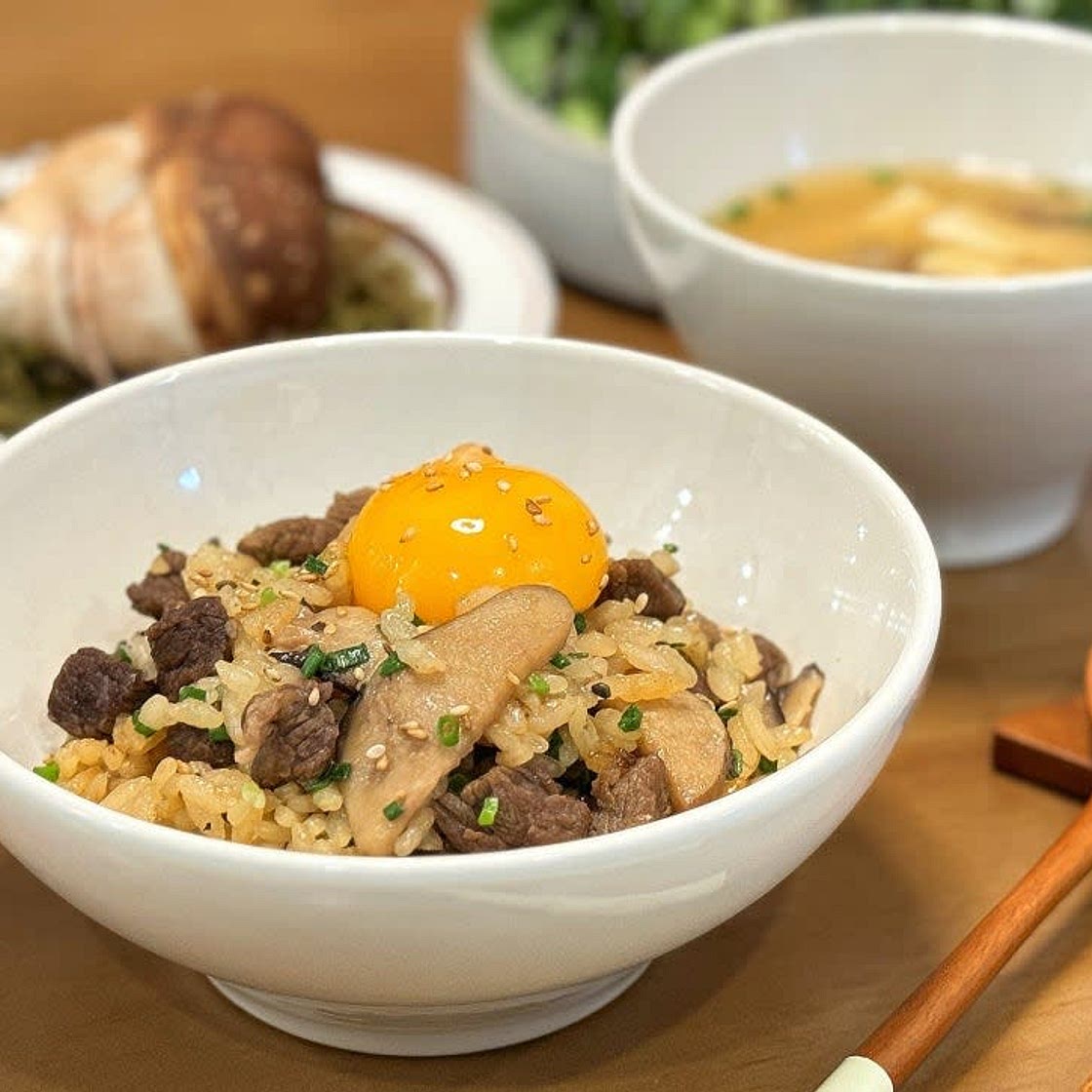 소고기 버섯솥밥 레시피