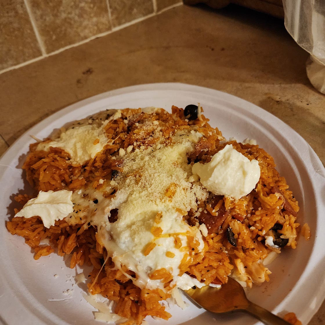 Pizza rice