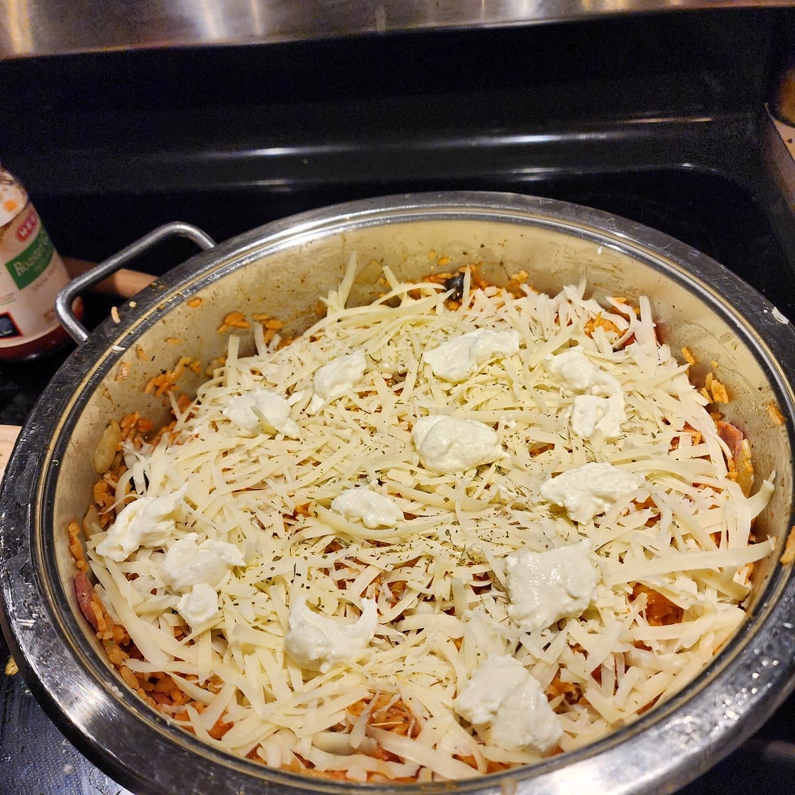 Pizza rice
