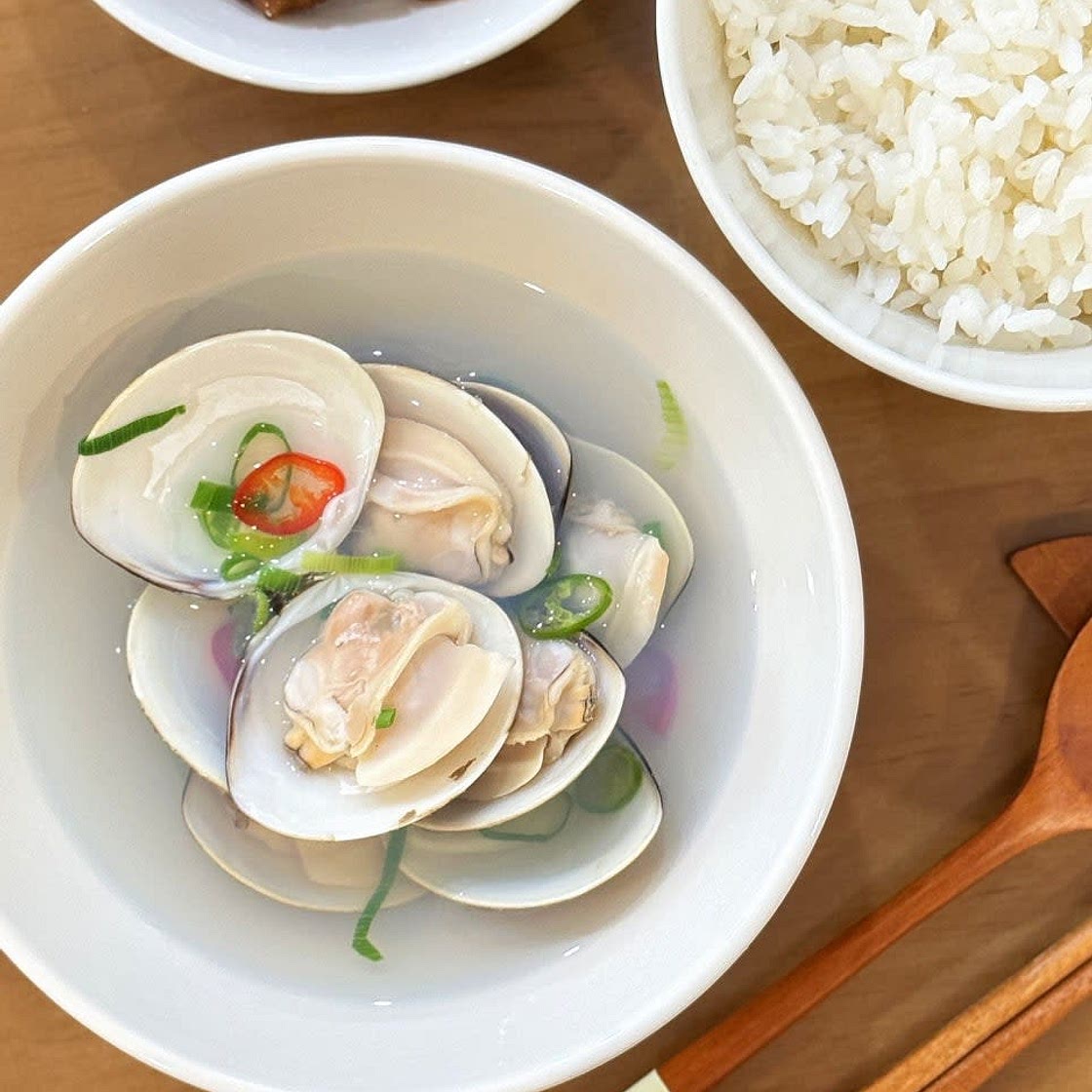 백합 조개탕 끓이는법