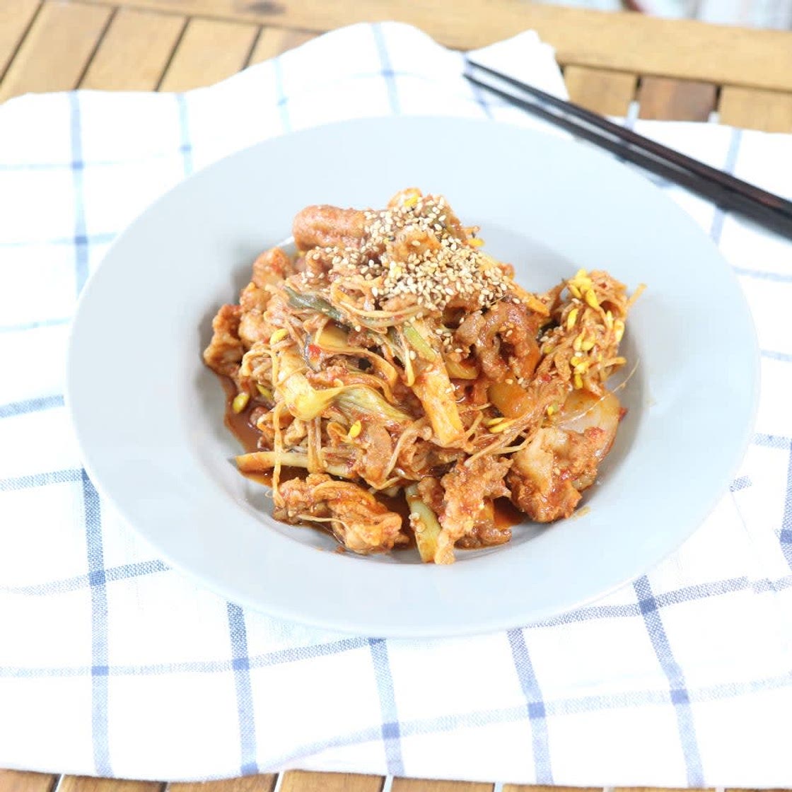 백종원 콩나물불고기 만드는법 맛있는 콩불레시피 ~