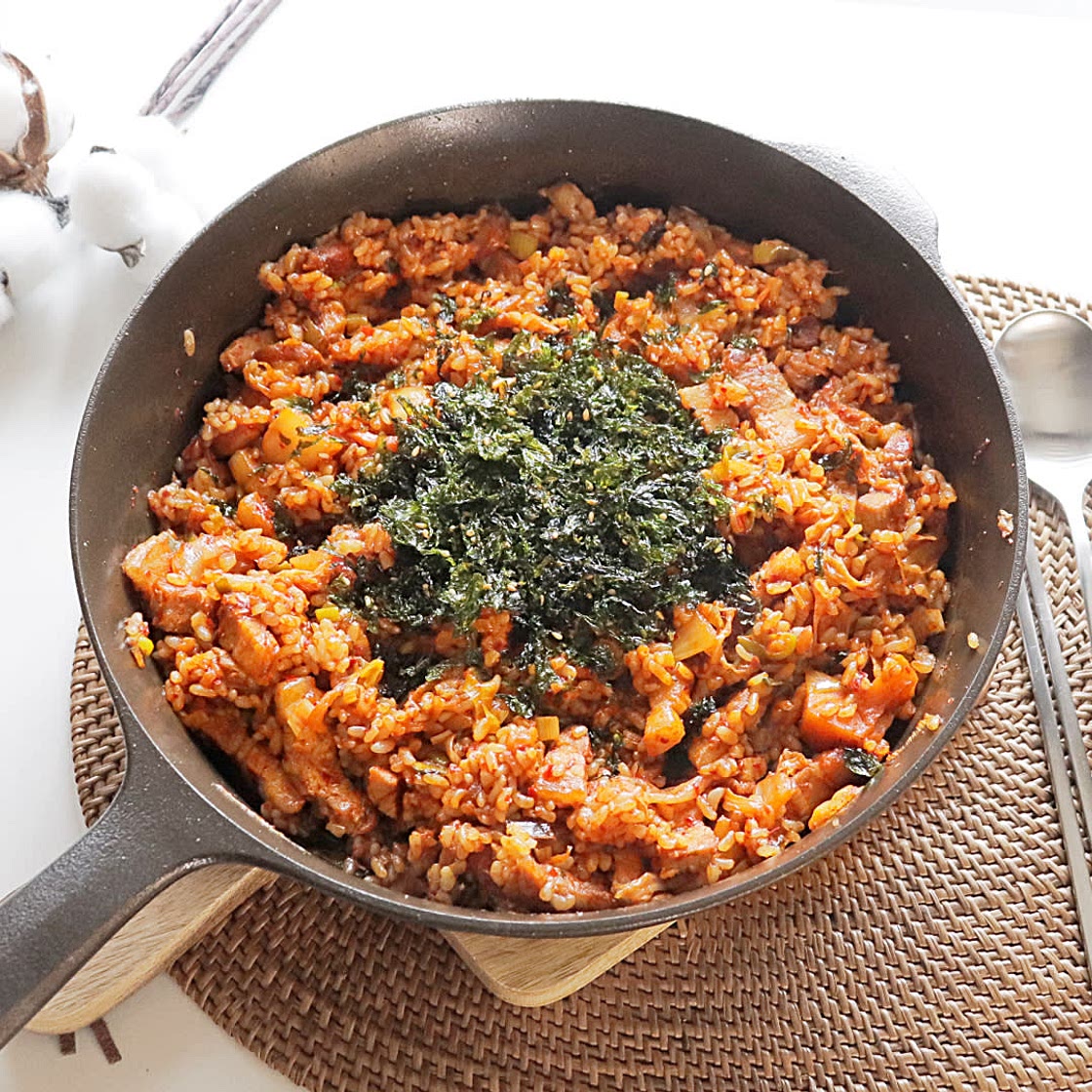 삼겹살 김치볶음밥