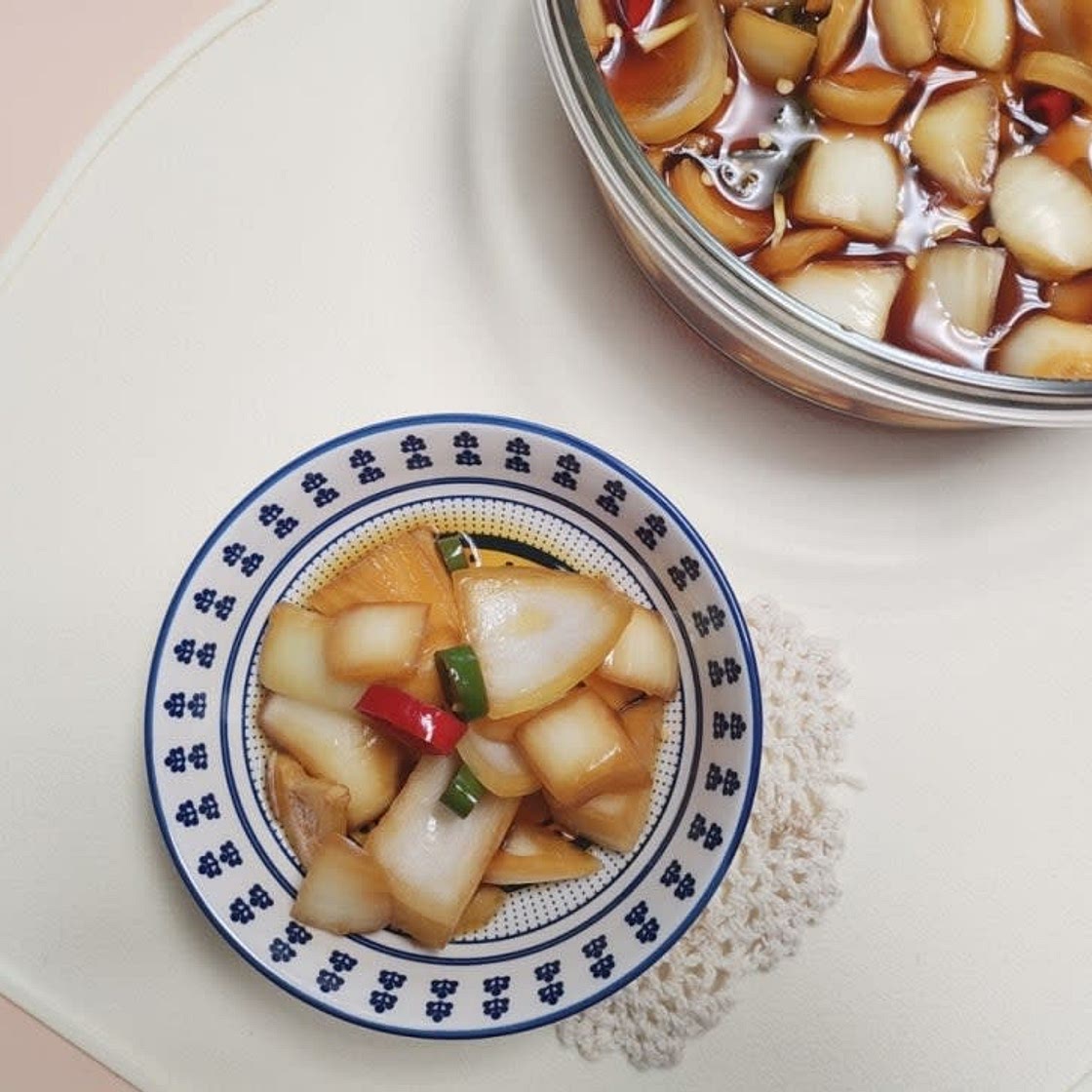 청양고추 양파 간장 장아찌