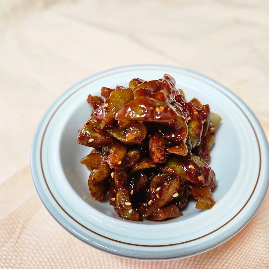 매실 고추장 장아찌