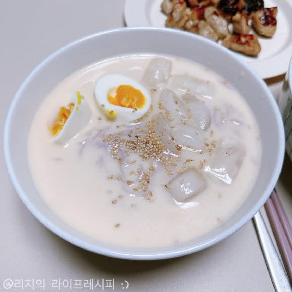 콩국수 만들기 맑은물에 콩물 구포국수 소면 콩국수 만드는법