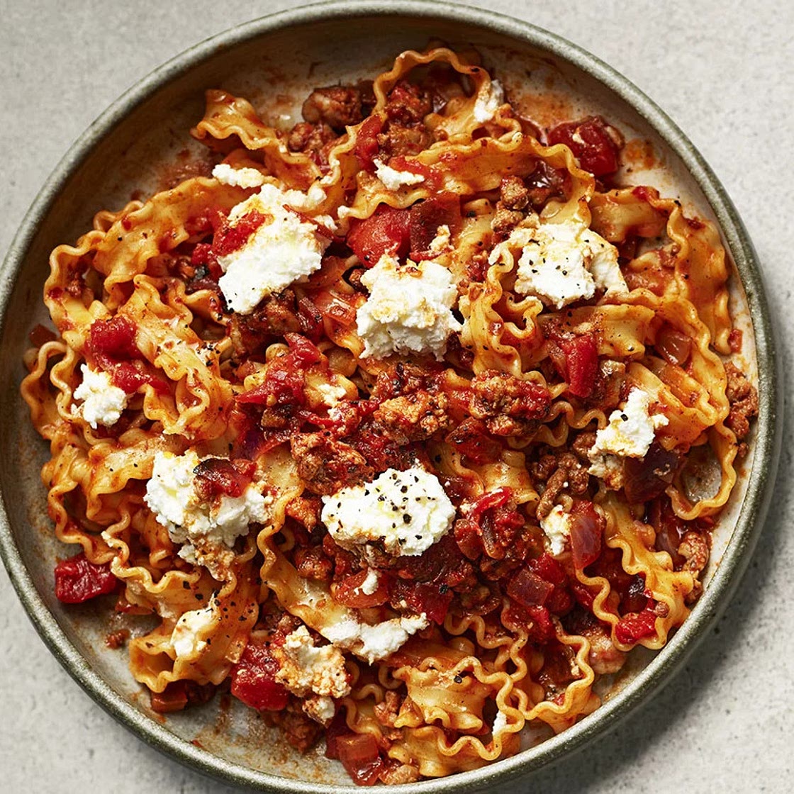 Harissa Sausage Ragù