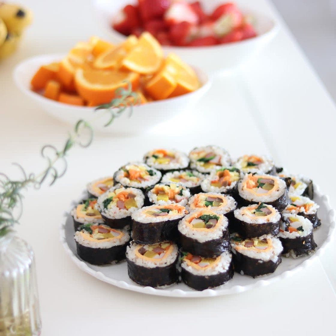 치즈 김밥 맛있게싸는법 계속 먹게 되네 ~