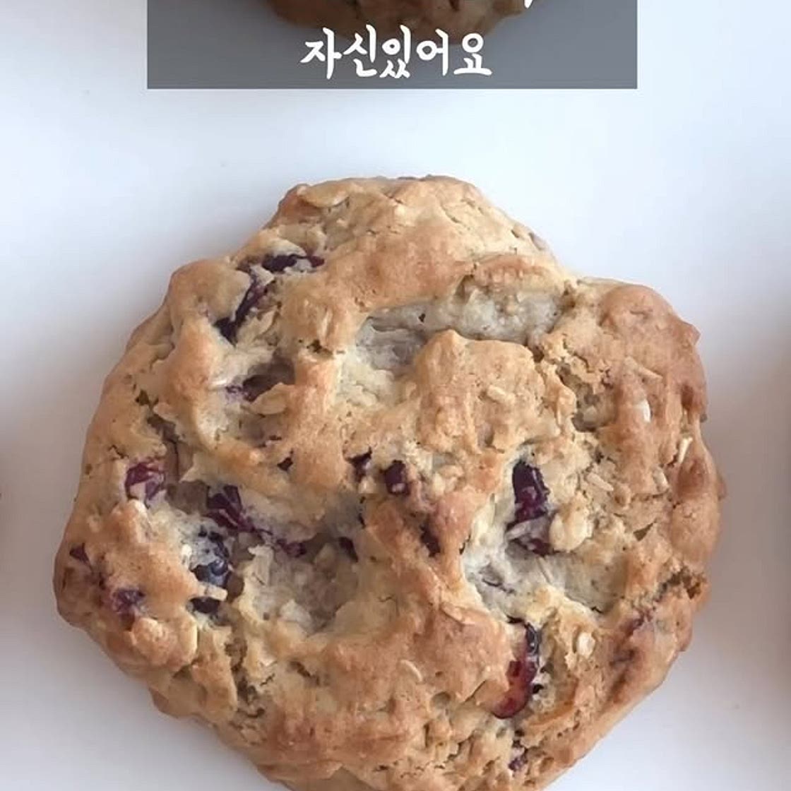 오트밀 크랜베리 르뱅쿠키