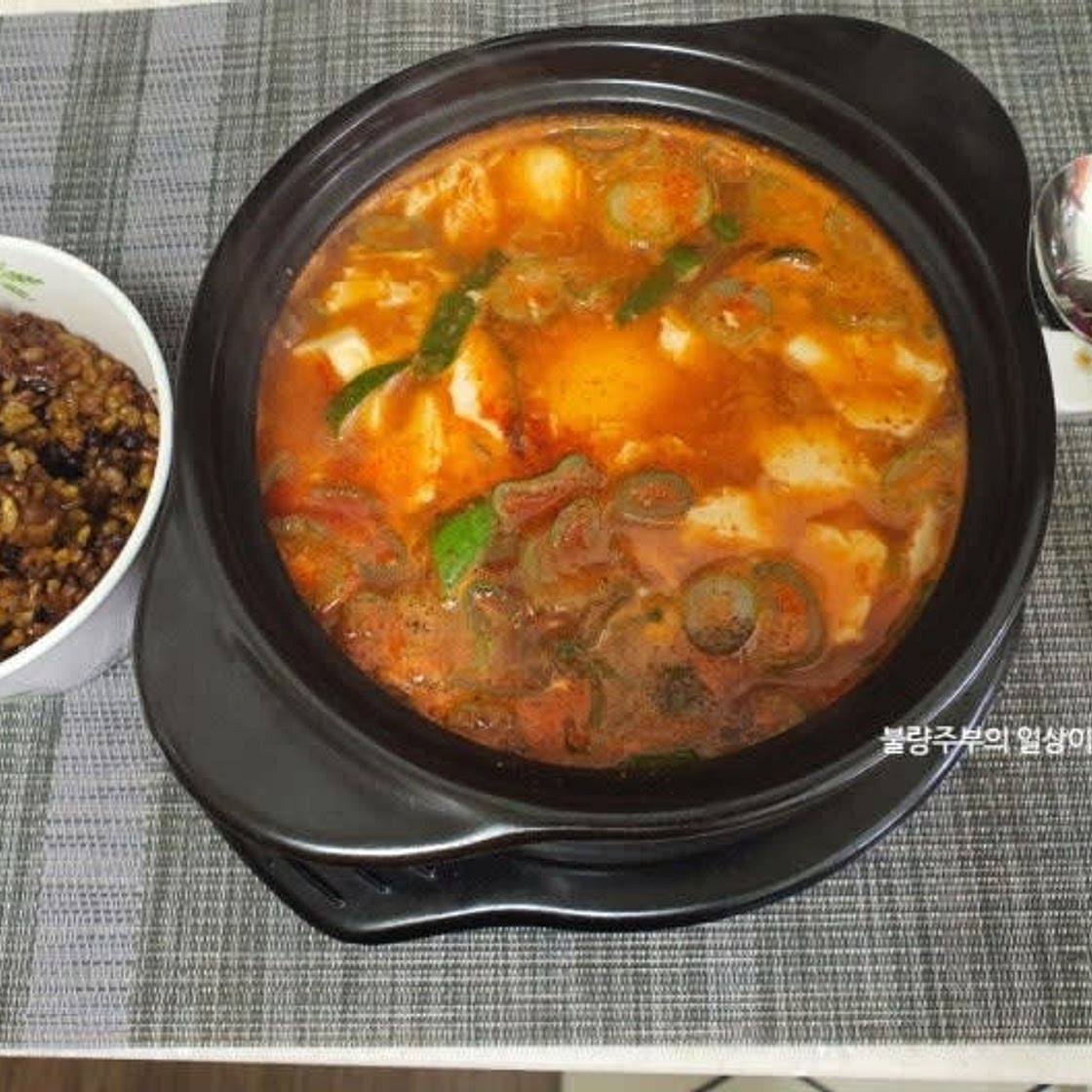 순두부찌개 (시판 순두부 찌개 양념)