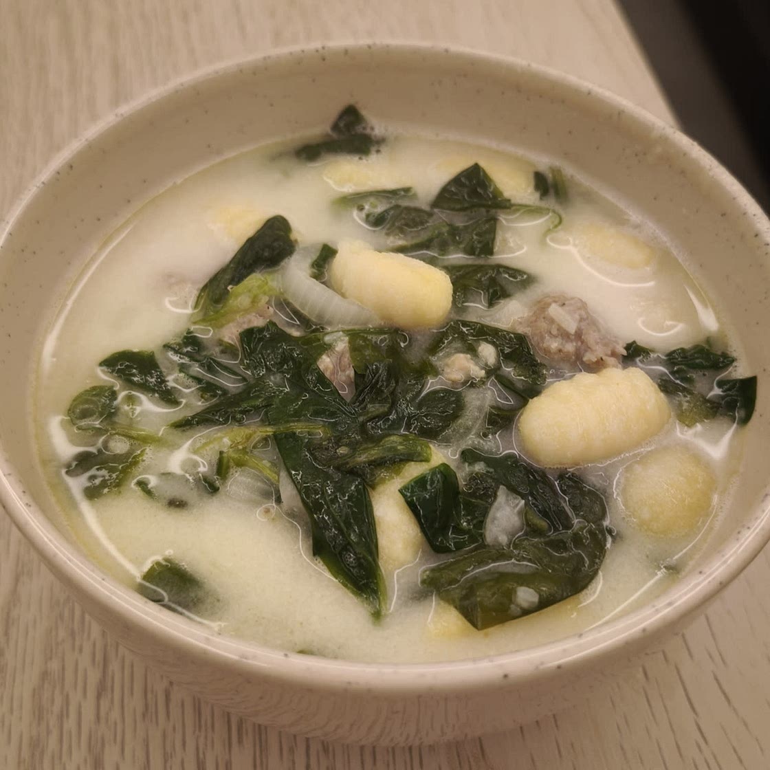 Sausage and Gnocchi Soup
