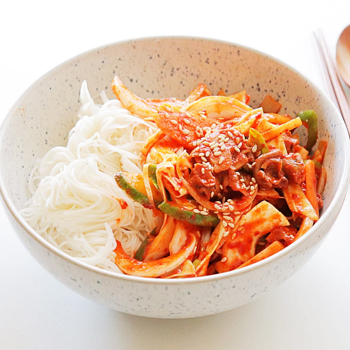 골뱅이무침 소면