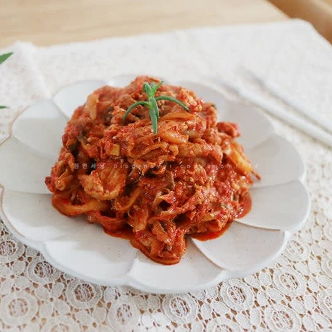 김치제육볶음 만들기