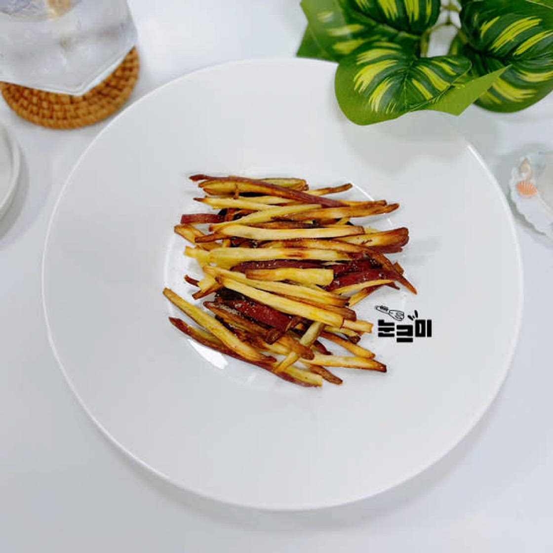 칼로리가 낮아 더 먹기 좋은 에어프라이어 고구마스틱 만들기