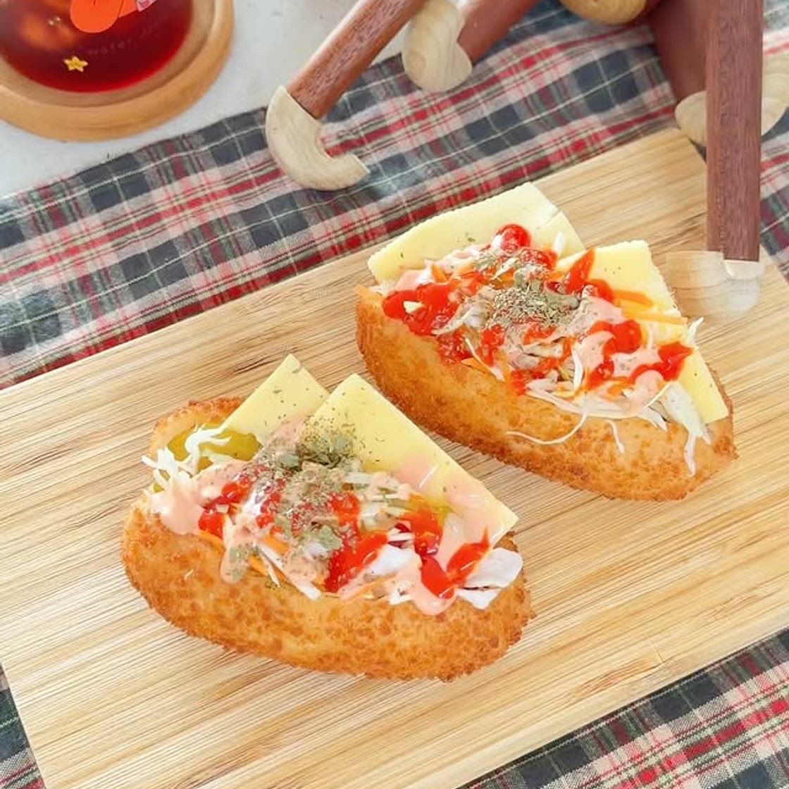 추억의 간식 옛날 샐러드빵