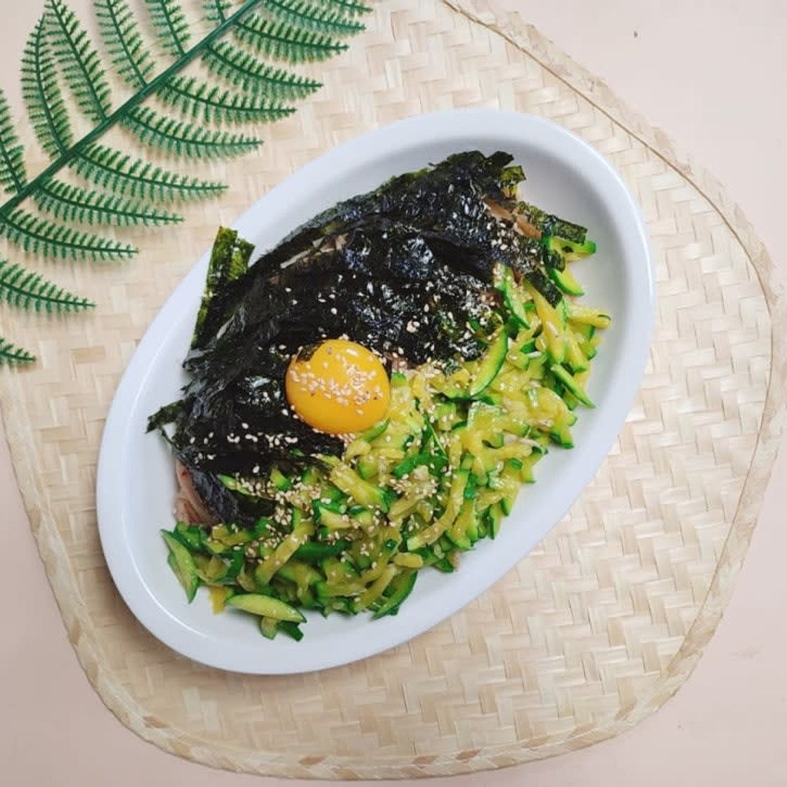 애호박 간장 비빔국수