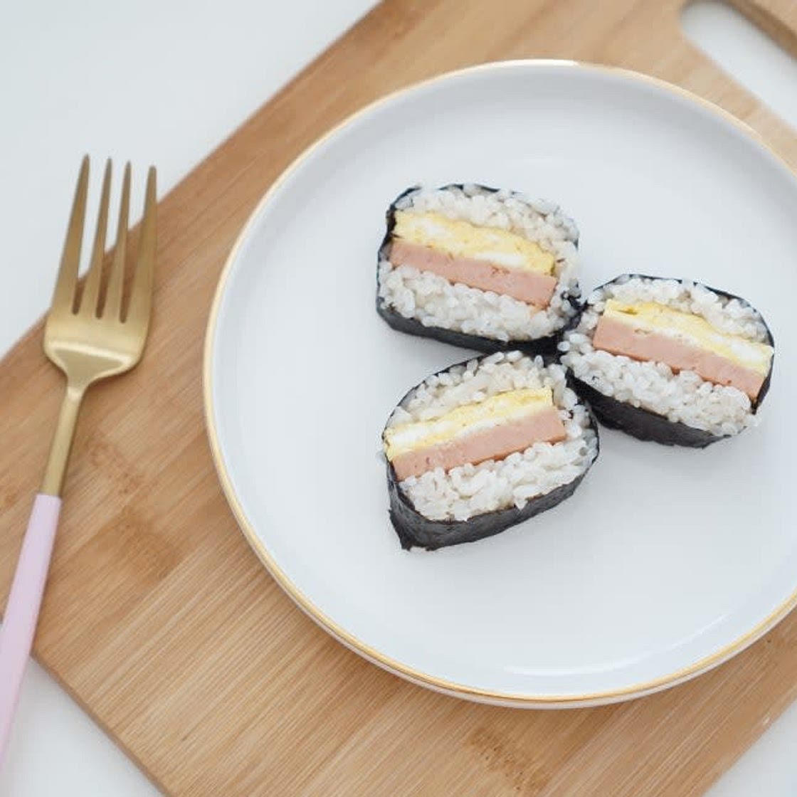 스팸김밥 무스비 만들기 간단 메뉴에요