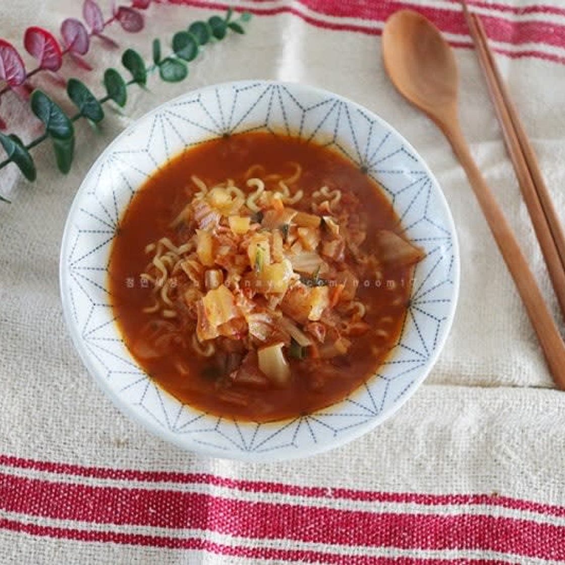 김치버터라면 만들기
