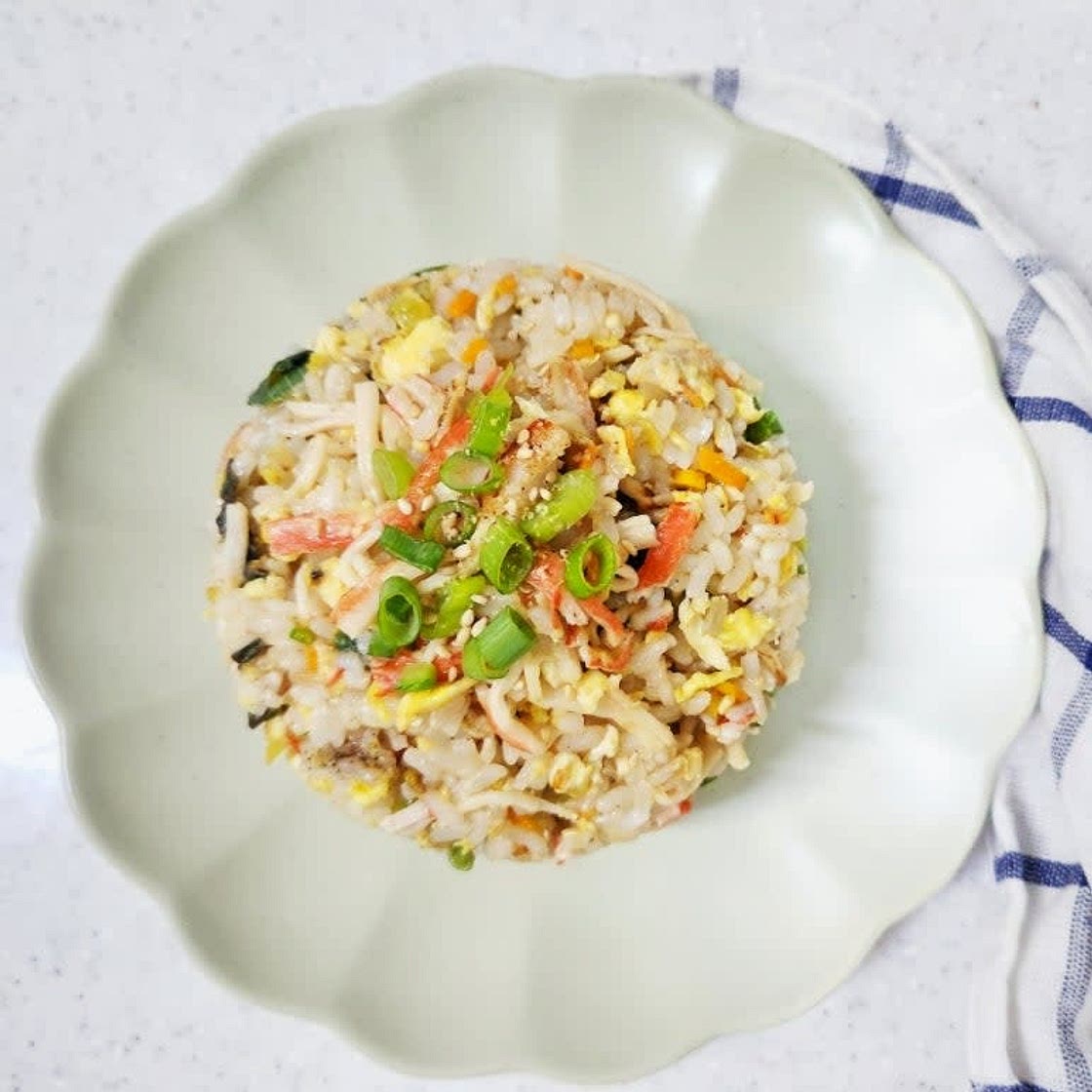 맛살 계란 볶음밥 만들기
