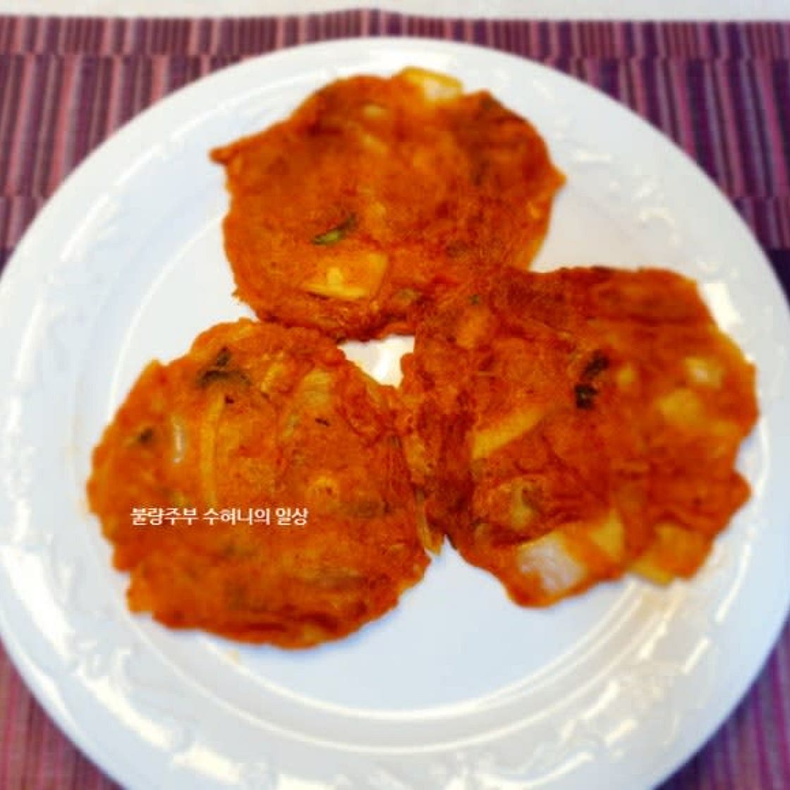 참치김치전, 골뱅이김치전