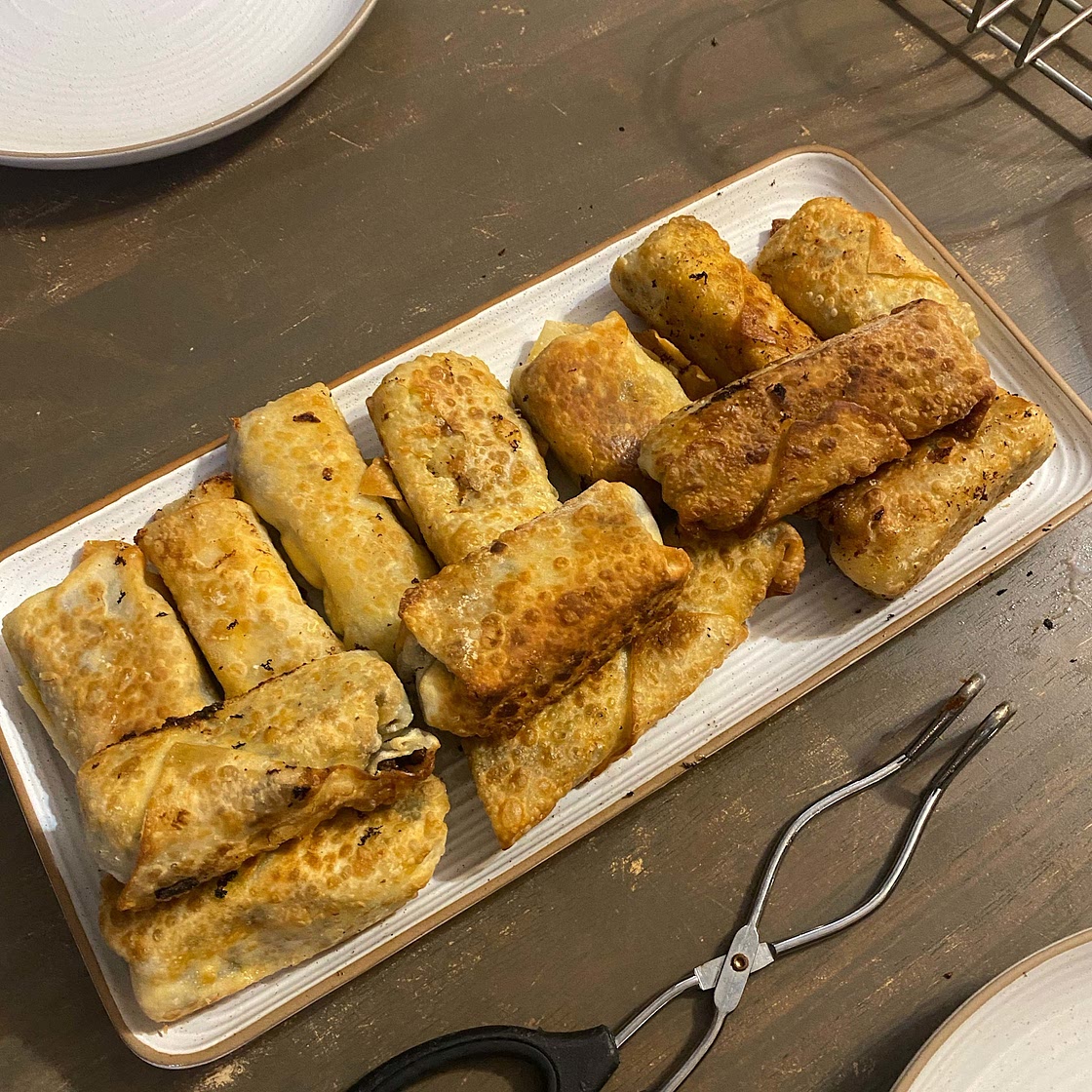 Philly Cheesesteak Egg Rolls
