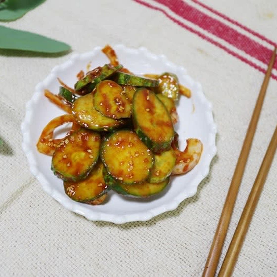 오이무침 만들기