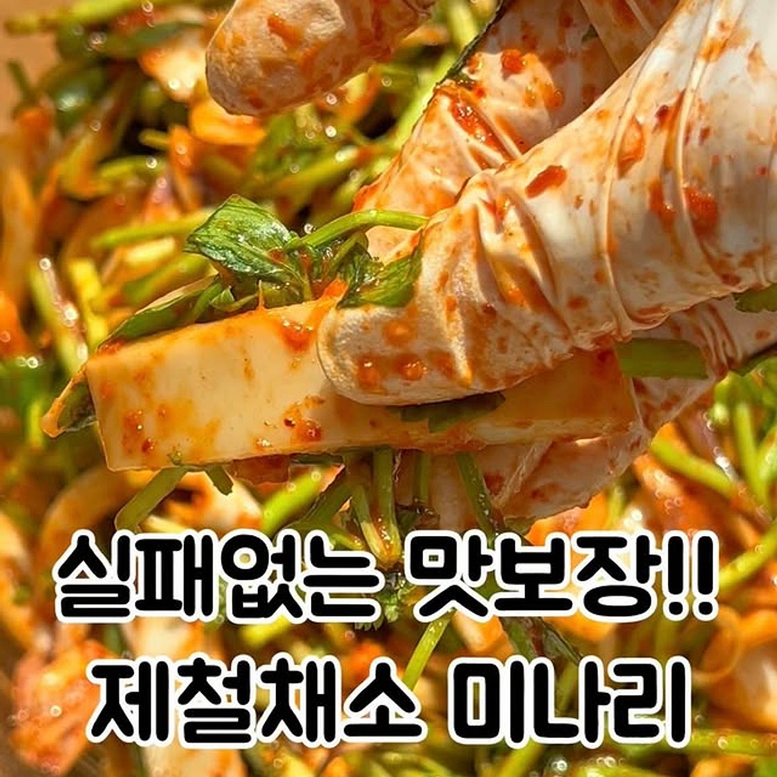 오징어미니리초무침