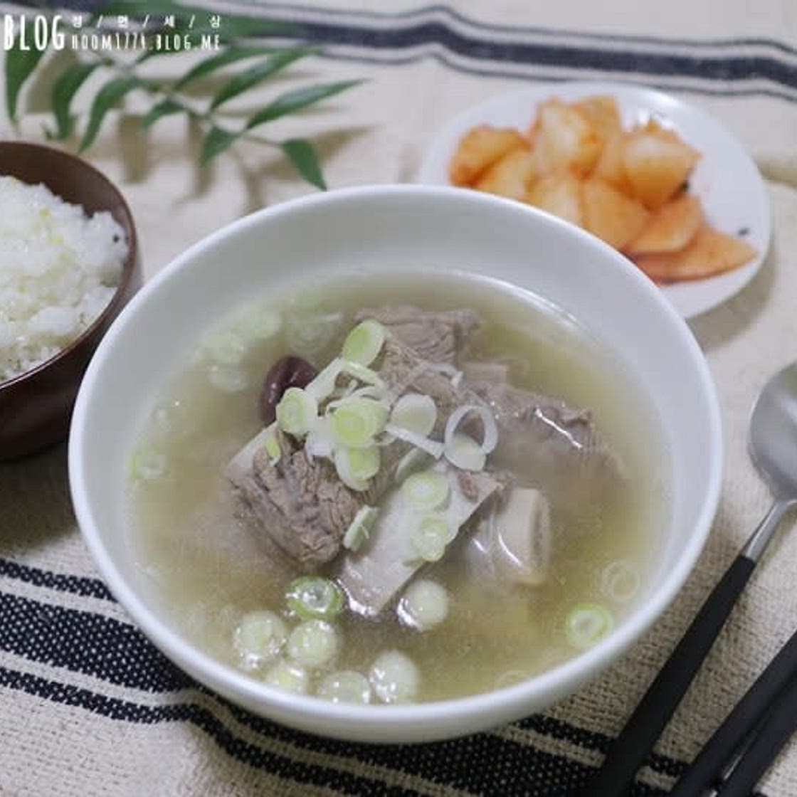 소갈비탕 만들기