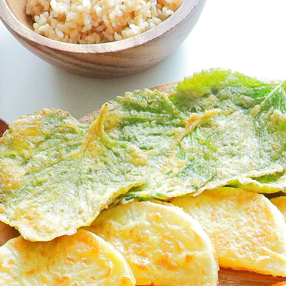 깻잎전 깻잎튀김