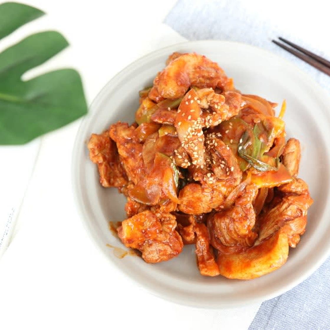 제육볶음 황금레시피 삼겹살로 맛나게 만들기
