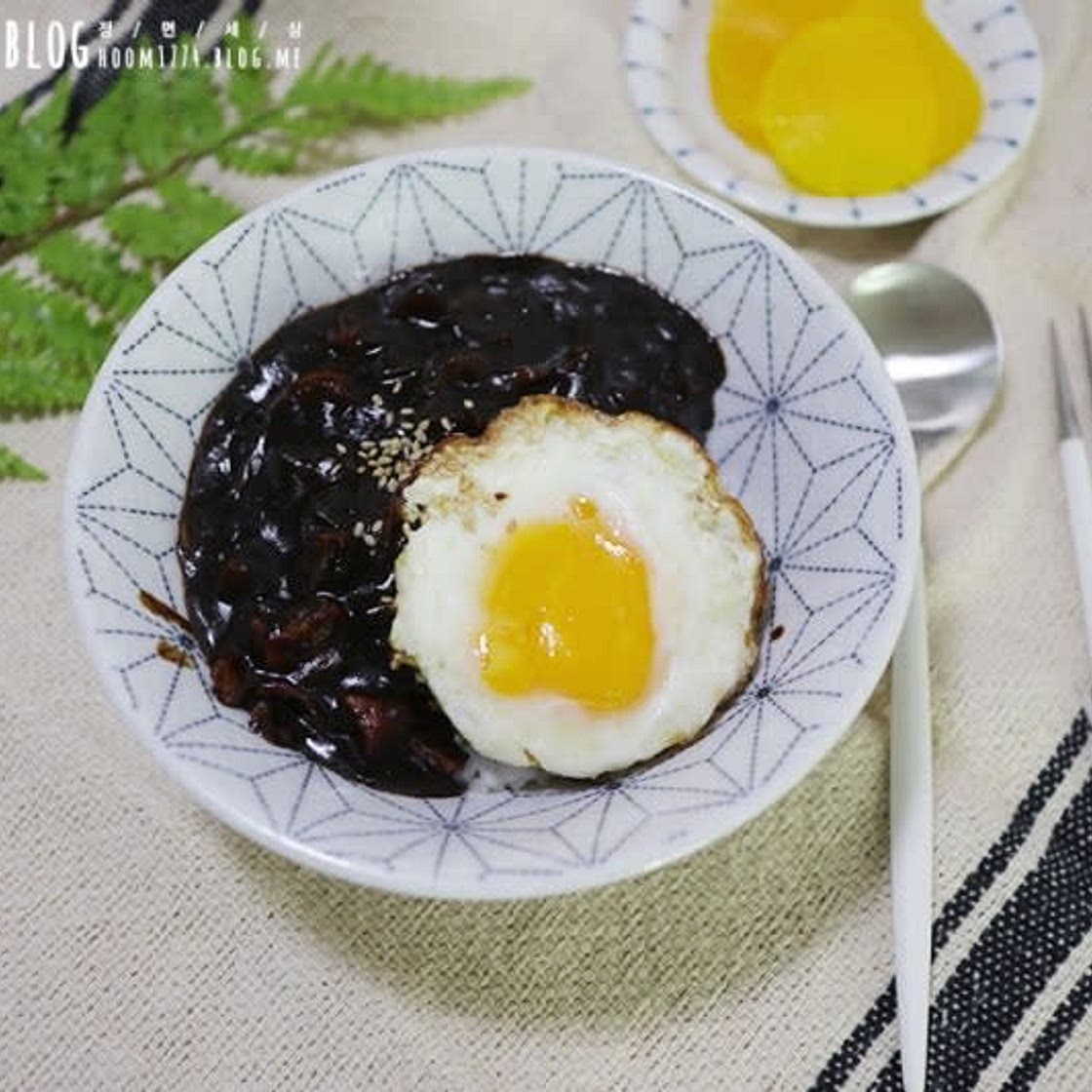 짜장밥 만들기,춘장 볶아서 만드는법