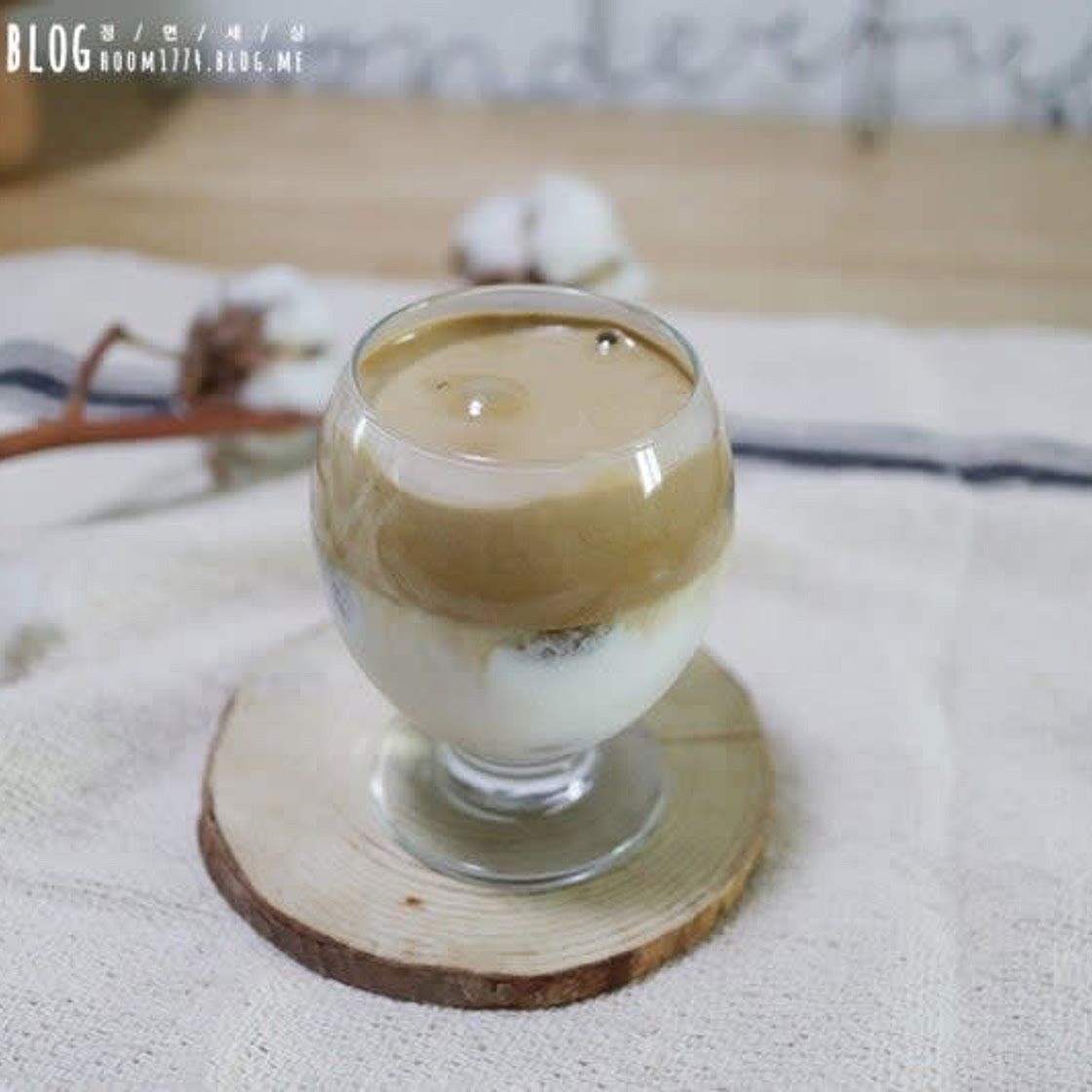 달고나커피 만들기,홈카페 메뉴