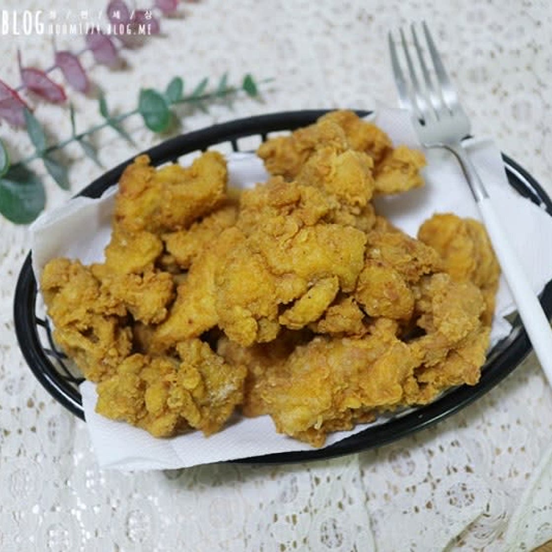 순살카레치킨 만들기,엄마표 순살치킨