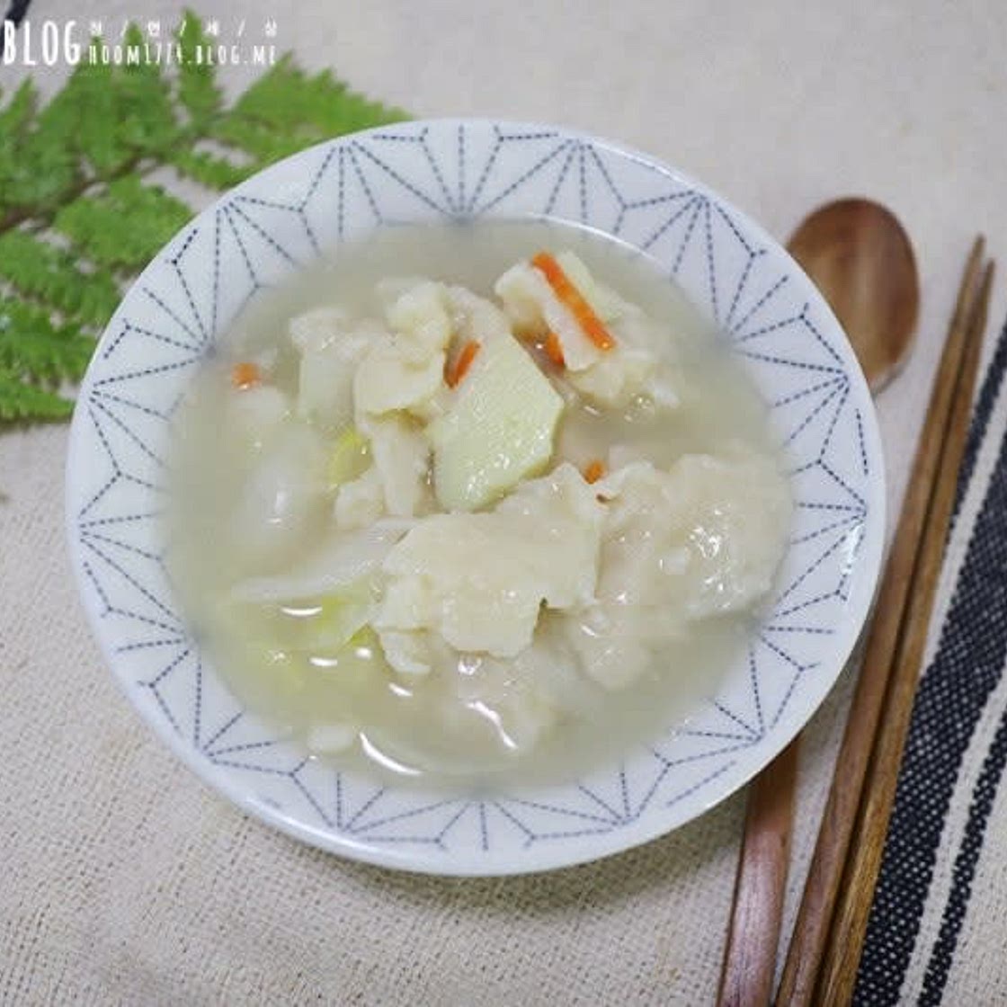 수제비만들기,아이와 쫄깃한 수제비반죽만드는법