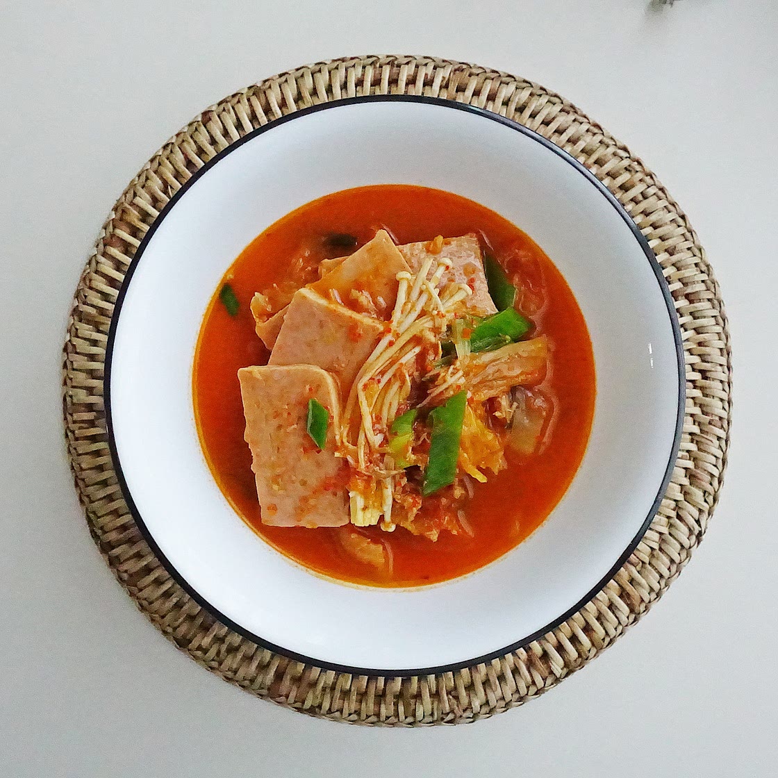 스팸 참치김치찌개 만들기