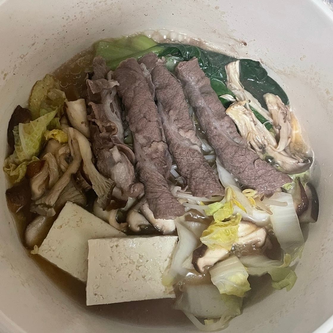 초간단! 두부 버섯 전골